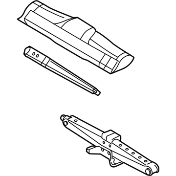 Ford CT4Z-17080-B Jack Assembly