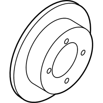 Hyundai 58411-3L010 Disc-Rear Brake