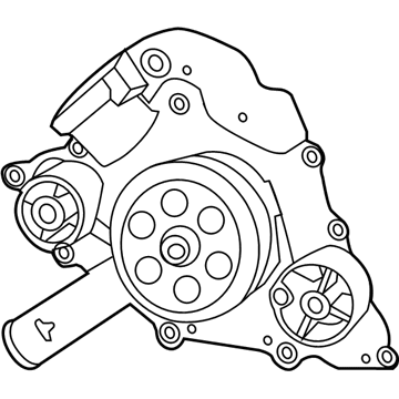 Mopar 53022340AC Engine Water Pump Front