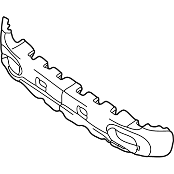 Hyundai 86620-26800 Absorber-Rear Bumper Energy
