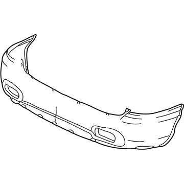 Hyundai 86610-26800 Rear Bumper Cover Assembly