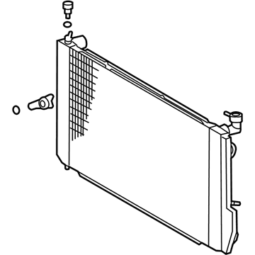 Lexus 16041-0A413 Radiator Assembly, No.2