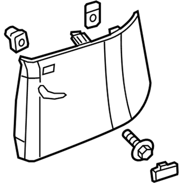 GM 23260131 Upper Pillar Trim