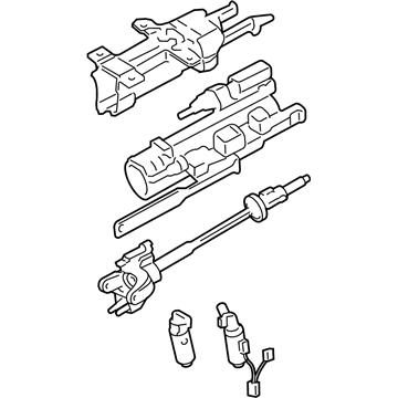 Ford XW4Z-3C529-MA Upper Shaft