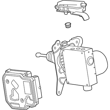 GM 84877528 ABS Control Unit