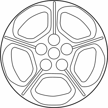 Nissan D0C00-3NA2A Aluminum Wheel