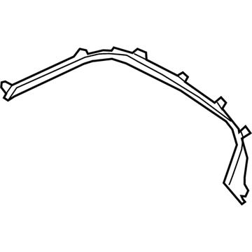 Hyundai 84795-S1000-XHH GARNISH-C/PAD, RH