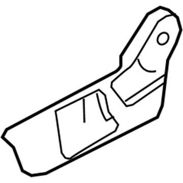 Nissan 87380-6FK0A Finisher-Cushion, Front Seat Outer LH