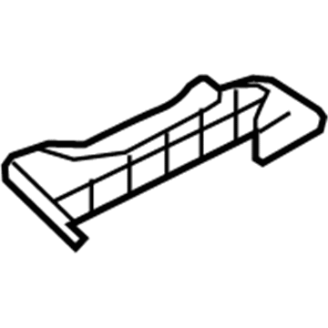 Nissan 87389-EL06A FINISHER Assembly-Cushion, Front Seat L
