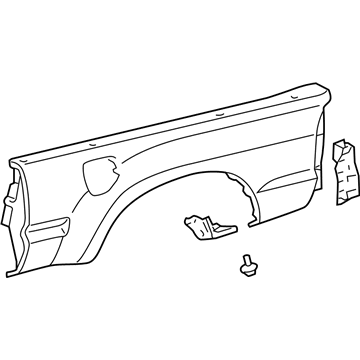 Toyota 65500-04901 Side Panel