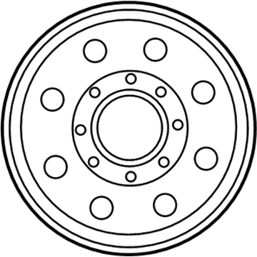 Ford 5C3Z-1007-AA Wheel, Alloy