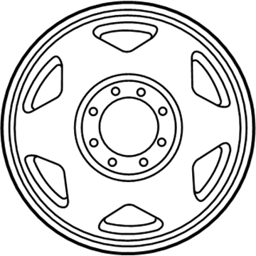 Ford 4C3Z-1007-KA Wheel, Alloy