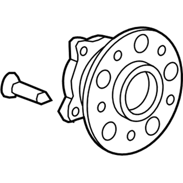 Honda 42200-T0A-951 Bearing Assembly, Rear Hub U