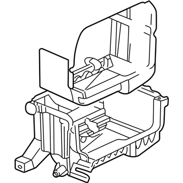 Honda 80202-S01-G00 Case, Evaporator (Lower)