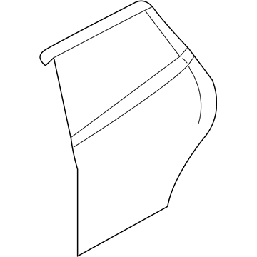 Nissan H2153-5RBMA Panel-Rear Door, Outer LH