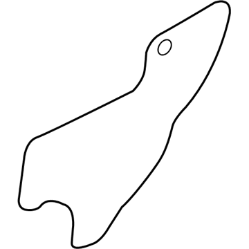 Nissan 82861-5RL0A Screen-Sealing, Rear Door