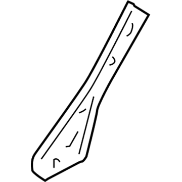 Toyota SU003-01276 Weatherstrip Pillar Reinforcement