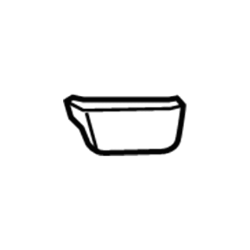 Acura 84134-STX-A01ZC Cap, Right Rear Belt Hole (Gray)