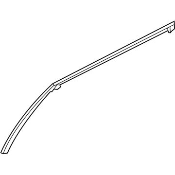 Kia 83150D4000 WEATHERSTRIP Assembly-Rear Door Upper