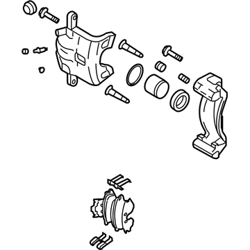 Hyundai 58230-2T600 Brake Assembly-Rear Wheel, RH