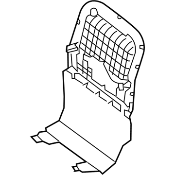 Nissan 87640-3KA3A Board Assembly Front Seat Back