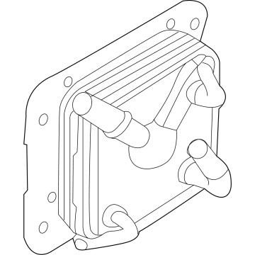 Nissan 21606-28X0C Cooler Assembly-Auto Transmission