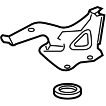 Lexus 53410-33290 Hinge Assembly, Hood, RH