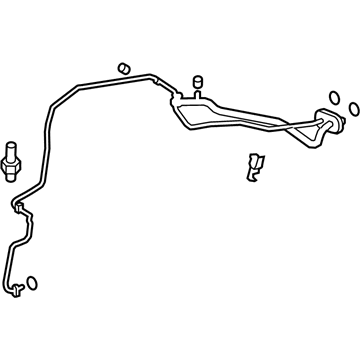 Honda 80321-TP6-A01 Pipe Assembly, Air Conditioner