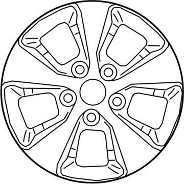 Hyundai 52910-K4000 Aluminium Wheel Assembly