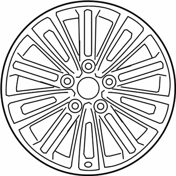 Hyundai 52910-J9200 Aluminium Wheel Assembly