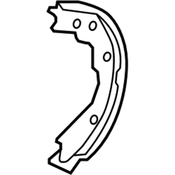 Acura 43153-TZ5-A01 Shoe, Parking Brake