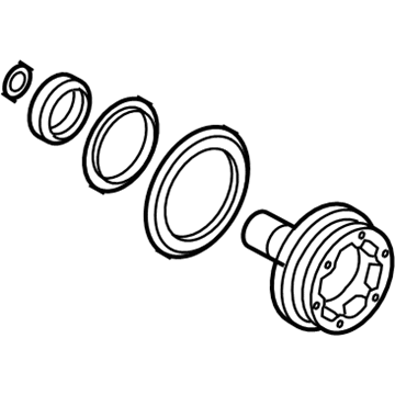 BMW 33-13-1-428-124 Drive Flange Output