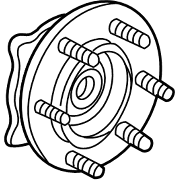 GM 84856652 Hub & Bearing