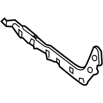 Nissan 85227-3SH0A Bracket-Rear Bumper Side, LH