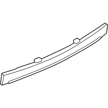 Nissan 85090-3YU0A Absorber Assy-Energy, Rear Bumper