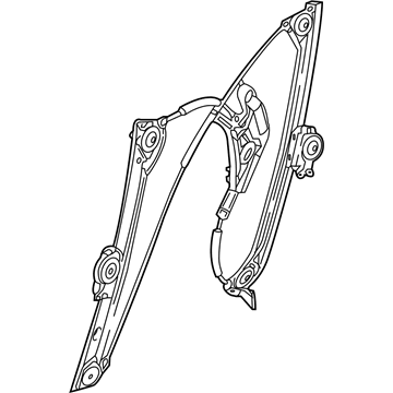 BMW 51-33-8-494-809 Front Left Window Regulator