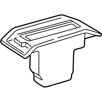 GM 12388407 Compartment, Front Floor Console (Bin)