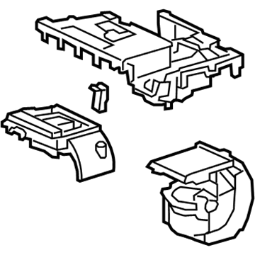 Lexus 58804-33850-C2 Panel Sub-Assembly, Console