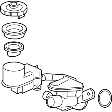 Honda 46101-TR0-315 Master Cylinder Set