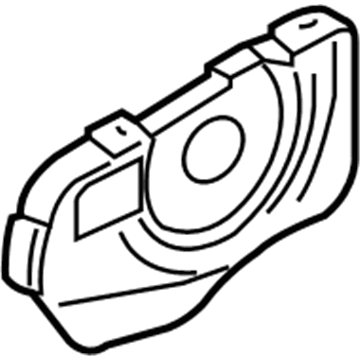 Hyundai 29120-3R000 Cover-Side, RH
