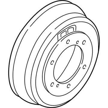 Nissan 43206-VM30B Drum-Brake, Rear