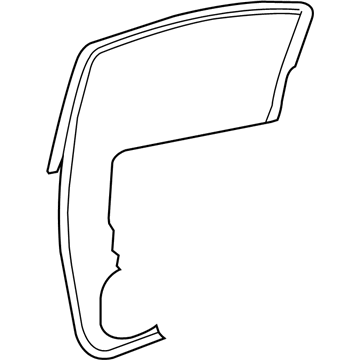 Nissan 82831-ZX60A WEATHERSTRIP-Rear RH