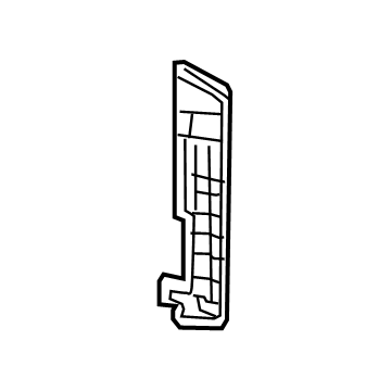 Infiniti 21558-5NA0A Air Guide-Radiator Side, RH