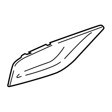 BMW 52-20-7-407-691 TRIM COVER, ARMREST, SIDE, L