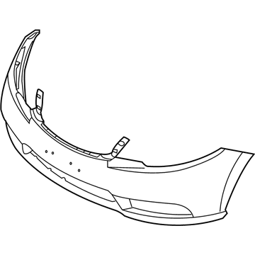 Kia 865111M000 Front Bumper Cover