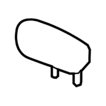 Nissan 86430-6FU0A Headrest Assy-Rear Seat