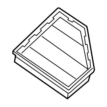 BMW 13-71-8-613-251 Air Filter Element, Cylinder Bank 2