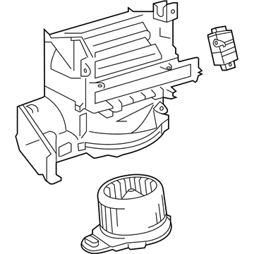 Toyota 87130-52200 Blower Assembly