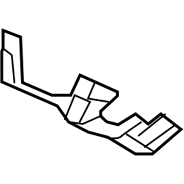 Nissan 74390-3TA0A Stay-Front Floor, Rear