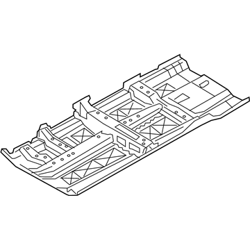 Nissan 74320-9DL0D Floor Front, RH